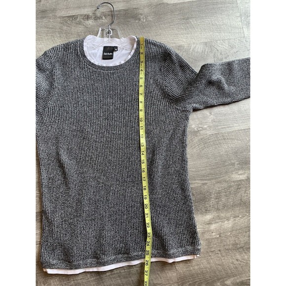 Jake Austin Sweater Pullover crew neck black Women's Size medium cotton - Picture 8 of 10